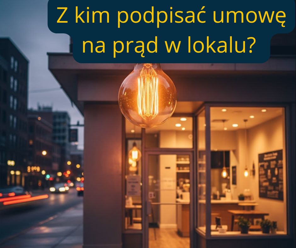 Z kim podpisać umowę na prąd w lokalu