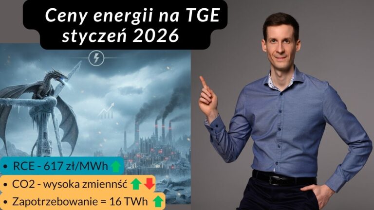 Ceny energii na TGE styczeń 2026