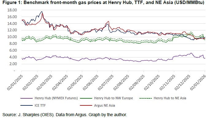 ceny gazu i LNG 2025