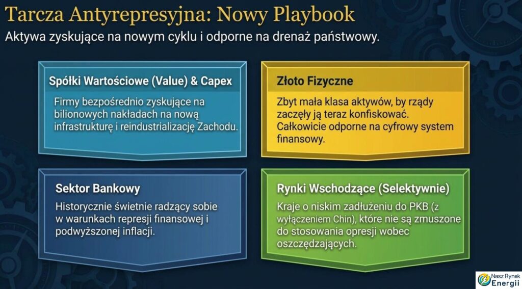 Represja finansowa Russel Napier Nowy skład portfela